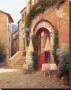 Eze Village Cafe France by Haixia Liu Limited Edition Pricing Art Print
