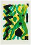 Serie Iii Vision (Grun-Gelb) by A. R. Penck Limited Edition Print