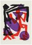 Serie I Kontrolle (Rot-Lila) by A. R. Penck Limited Edition Pricing Art Print