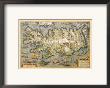 Map Of Iceland by Abraham Ortelius Limited Edition Pricing Art Print