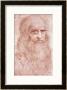 Portrait Of A Bearded Man, Possibly A Self Portrait, Circa 1513 by Leonardo Da Vinci Limited Edition Print