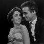 Elizabeth Taylor In Strapless Gown And Montgomery Clift In Suit, Gazing At Each Other by Peter Stackpole Limited Edition Print