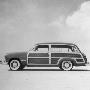 New Ford Sedan, Seating 8 People, With All Steel Body To Which Wood Paneling Bolted by William Sumits Limited Edition Print