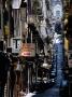 Narrow Street In Spaccanapoli, Naples, Italy by Dallas Stribley Limited Edition Print