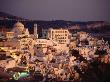 Town At Dusk, Fira, Santorini Island, Greece by Jon Davison Limited Edition Print