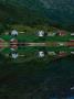 Hill And Houses On South Coast, Lofoten, Norway by Harry Parsons Limited Edition Print