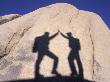 High-Fiving Shadows On A Rock by Fogstock Llc Limited Edition Pricing Art Print
