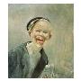Newspaper Boy (Oil On Canvas) by Christian Krohg Limited Edition Print