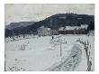 Grini, Upper Maja Farm, 1887 (Oil On Board) by Fritz Thaulow Limited Edition Print