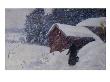 Snowstorm, 1897 (Oil On Canvas) by Anders Kongsrud Limited Edition Pricing Art Print