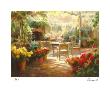 Shaded Patio by Roberto Lombardi Limited Edition Print