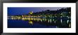 Reflection Of Buildings In Water, Menton, Alpes-Maritimes, Provence-Alpes-Cote D'azur, France by Panoramic Images Limited Edition Print