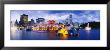 Fountain Lit Up At Dusk, Buckingham Fountain, Grant Park, Chicago, Illinois, Usa by Panoramic Images Limited Edition Print
