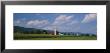 Cultivated Field In Front Of A Barn, Kishacoquillas Valley, Pennsylvania, Usa by Panoramic Images Limited Edition Print