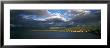 Clouded Sky Over A Lake, Flathead Lake, Swan Range, Polson, Montana, Usa by Panoramic Images Limited Edition Print
