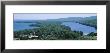 Trees And Houses Along A Lake, Lake Superior, Upper Peninsula, Michigan, Usa by Panoramic Images Limited Edition Print