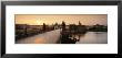 Bridge Over A River At Sunrise, Charles Bridge, Prague, Czech Republic by Panoramic Images Limited Edition Print