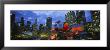 Buildings Lit Up At Night, Millennium Park, Chicago, Illinois, Usa by Panoramic Images Limited Edition Print