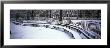 Snowcapped Benches In A Park, Washington Square Park, Manhattan, New York, Usa by Panoramic Images Limited Edition Print