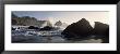 Waves Crashing On Rocks At A Beach, Luffenholtz Beach, California, Usa by Panoramic Images Limited Edition Pricing Art Print