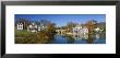 Reflection Of Buildings In Water, Blue Hill, Penobscot Peninsula, Maine, Usa by Panoramic Images Limited Edition Print