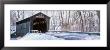 Christmas Wreath On A Bridge, Fallasburg, Michigan, Usa by Panoramic Images Limited Edition Print