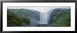 Panoramic View Of A Waterfall, Skogafoss Waterfall, Skogar, Iceland by Panoramic Images Limited Edition Pricing Art Print