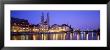 Commercial District, Limmatquai, Zurich, Switzerland by Panoramic Images Limited Edition Print