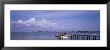 View Of A Boat Parked At A Pier, Thoroughfare Bay, Brigantine Beach, New Jersey, Usa by Panoramic Images Limited Edition Print