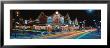 Buildings Lit Up At Night, Banff, Alberta, Canada by Panoramic Images Limited Edition Pricing Art Print