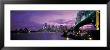 Port Jackson, Sydney Harbor And Bridge Night, Sydney, Australia by Panoramic Images Limited Edition Print