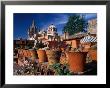 Pots Of Cacti, San Miguel De Allende, Guanajuato, Mexico by John Neubauer Limited Edition Pricing Art Print