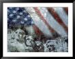 American Flag And Mount Rushmore, Sd by Josh Mitchell Limited Edition Print