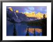 Lake Moraine At First Light, Banff National Park, Alberta, Canada by Rob Tilley Limited Edition Print