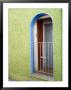 Arched Doorway With Metal Gate, Guanajuato, Mexico by Julie Eggers Limited Edition Print