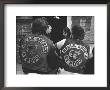 Close Up Of Two Hell's Angels Berdoo Jackets On The Backs Of Two Riders by Bill Ray Limited Edition Print