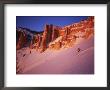 Skier Enjoys Alpenglow, Cedar Breaks National Monument, Utah, Usa by Howie Garber Limited Edition Print