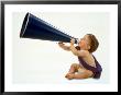 Baby With Megaphone Making Announcement by Frank Siteman Limited Edition Print