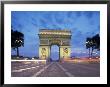 Arc De Triomphe From Champs Elysees, Paris, France by Walter Bibikow Limited Edition Pricing Art Print