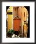 Village Laneway And House Walls, Roquebrune, Provence-Alpes-Cote D'azur, France by David Tomlinson Limited Edition Print