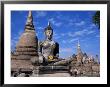 Wat Mahathat, Sukhothai, Unesco World Heritage Site, Thailand, Southeast Asia by Christopher Rennie Limited Edition Pricing Art Print