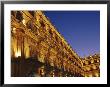 Exterior, Baroque Style Building, Plaza Mayor At Dusk, Salamanca, Castilla-Leon (Castile), Spain by Marco Simoni Limited Edition Print