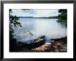 Scene With Ducks And Canoe On Lake Kezar by Robin Siegel Limited Edition Pricing Art Print