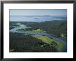 Aerial Of Yellowstone River by Norbert Rosing Limited Edition Print