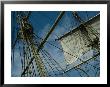 Mast, Ropes And Sail Of An Old Wooden Tall Ship by Todd Gipstein Limited Edition Print