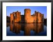 Bodiam Castle At Sunrise, East Sussex, England by David Tomlinson Limited Edition Pricing Art Print