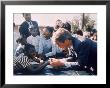 Robert F. Kennedy Meeting With Some African American Kids During Political Campaign by Bill Eppridge Limited Edition Print