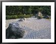 Raked Stone Garden, Taizo-In Temple, Kyoto, Japan by Michael Jenner Limited Edition Print