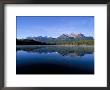 Herbert Lake And Bow Range, Banff National Park, Rocky Mountains, Alberta, Canada by Hans Peter Merten Limited Edition Print