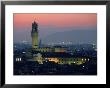 City Skyline, With Palazzo Vecchio, Illuminated At Dusk, Florence, Tuscany, Italy by John Elk Iii Limited Edition Print
